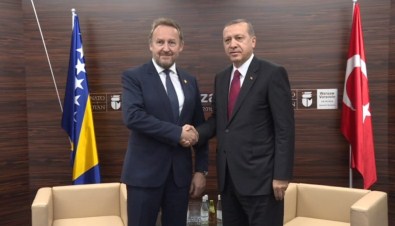 Cumhurbaşkanı Erdoğan Bosna-Hersekli Mevkidaşı İle Grüştü