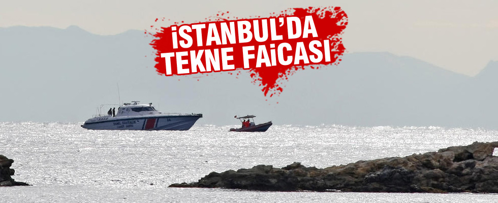 İstanbul açıklarında tekne battı
