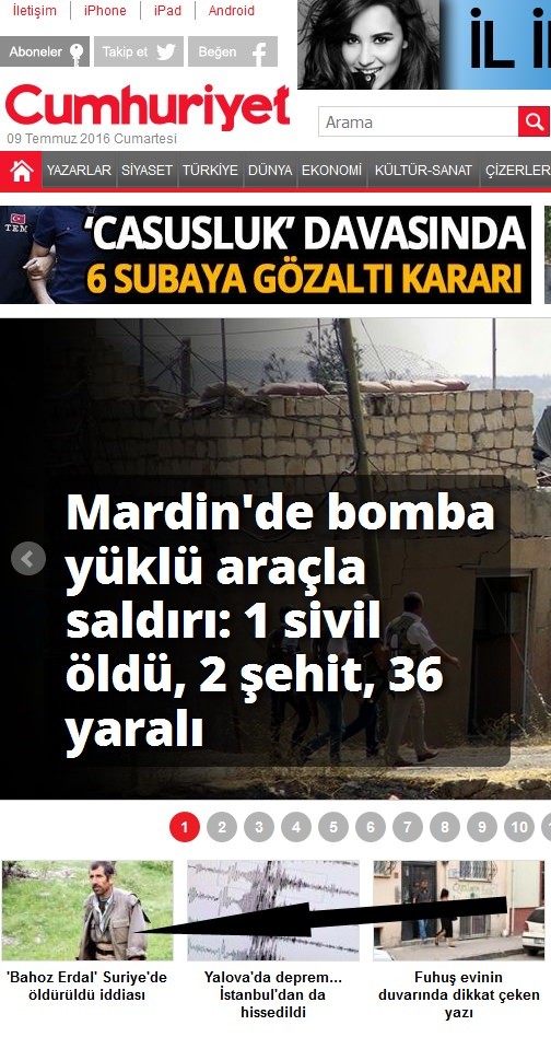 Cumhuriyet Fehman Hüseyin'i bakın nasıl gördü