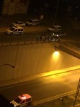 Köprülü Kavşağa Bırakılan Otomobil Lastikler Polisi Alarma Geçirdi