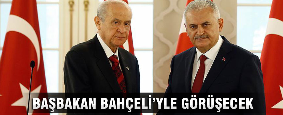 Başbakan Yıldırım, Bahçeli ile TBMM'de görüşecek