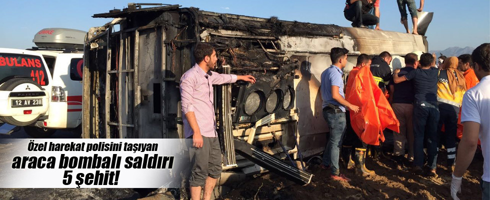 Hainler 5 polisimizi şehit etti