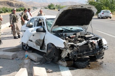 Elazığ'da Trafik Kazası Açıklaması  1 Ölü, 1 Yaralı