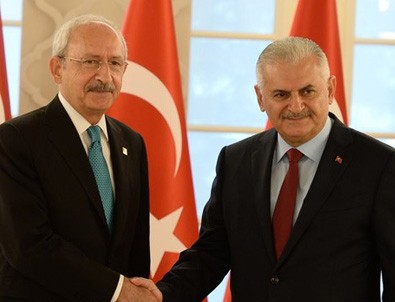 Başbakan Yıldırım, Kılıçdaroğlu'yla bir araya geldi