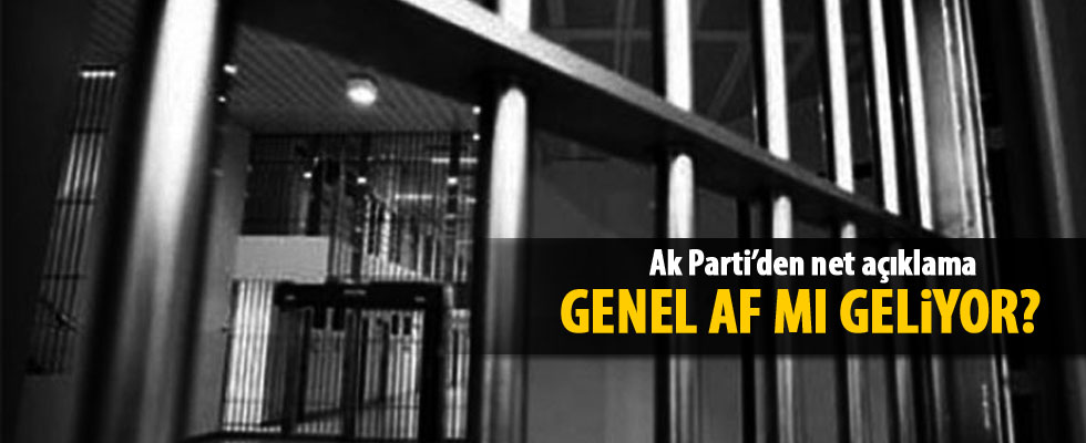 AK Parti'den 'genel af' açıklaması