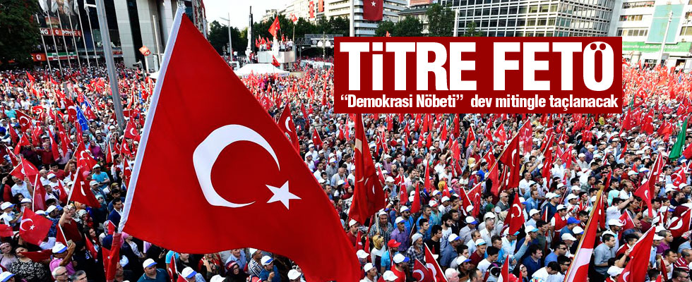 Demokrasi Nöbeti Ankara'da final yapacak