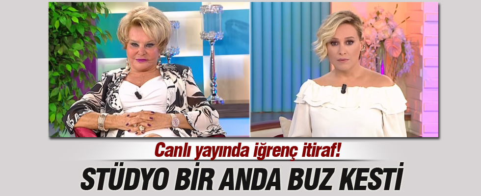 Canlı yayında şok itiraf