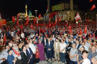 Konya'da Milli İrade Nöbetleri Tamamlandı