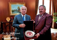 KOSB Yönetim Kurulu Başkanı Tahir Nursaçan, TBMM Başkanı İsmail Kahraman'ı Ziyaret Etti