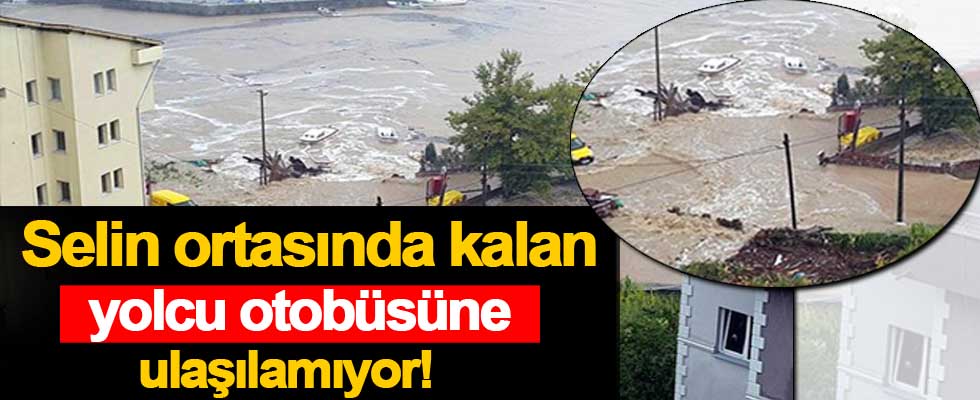 Bartın'ı sel vurdu! araçlar denize sürüklendi