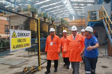 BESİAD Üyeleri KARDEMİR'i Ziyaret Etti