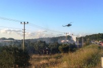 GÜZELYALı - Çanakkale'de Korkutan Yangın