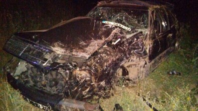 Kütahya'da Trafik Kazası Açıklaması 1 Ölü, 3 Yaralı