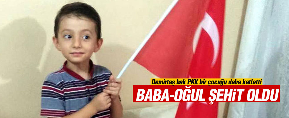 Arkadaşlarıyla vedalaşırken oğluyla birlikte şehit oldu!