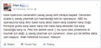DOĞU PERİNÇEK - Darbe gecesi sevinç paylaşımları yapan gazete patronu!