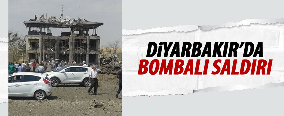 Diyarbakır'da trafik merkezine bombalı araçla saldırı