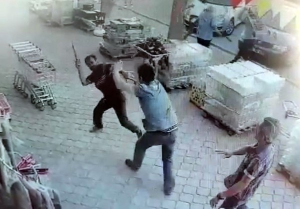 Aksaray'da sopalı baltalı kavga