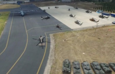 Darbecilerin merkezi Akıncı Üssü'nden görüntüler