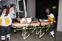 Ayağına Saplanan Demirle Hastaneye Kaldırıldı