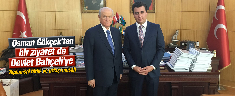 Osman Gökçek, Devlet Bahçeli'yi ziyaret etti