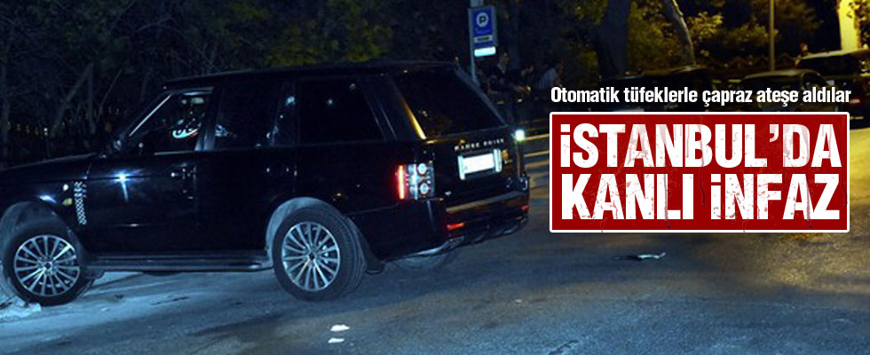 Beşiktaş’ta cipe silahlı saldırı