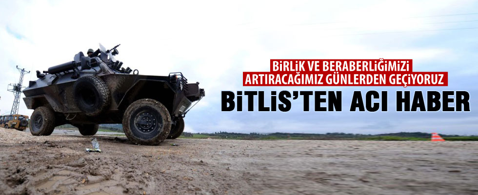 Bitlis'ten kahreden haber