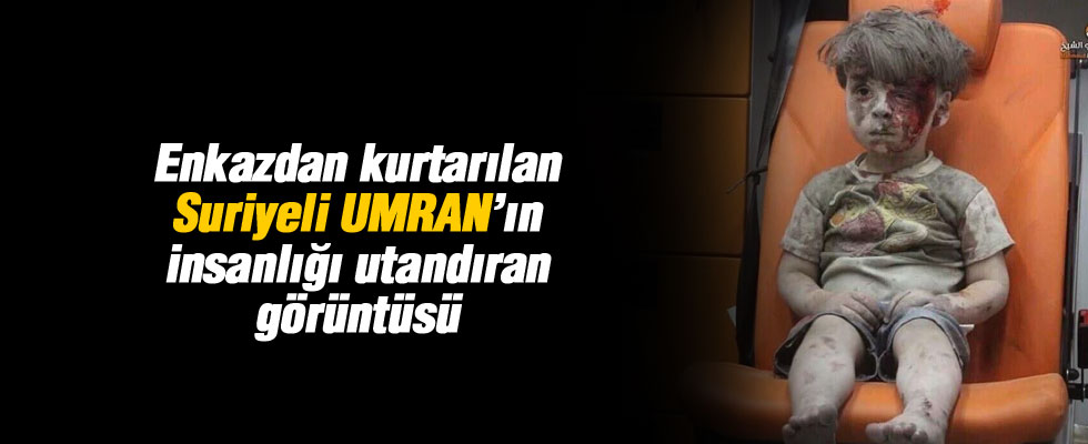 Enkazdan kurtarılan Suriyeli çocuğun insanlığı utandıran görüntüsü