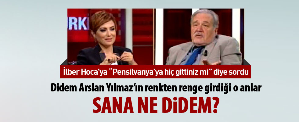 İlber Ortaylı Didem Arslan Yılmaz'ı fena bozdu: Sana ne