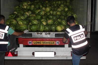 Karpuz Yüklü TIR'da 400 Kilo Esrar