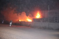 Konya'da Mobilya Fabrikasında Yangın