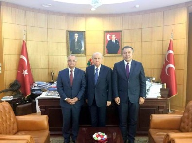 Manisalı Belediye Başkanları Bahçeli'yi Ziyaret Etti