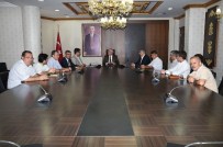 İBRAHIM COŞKUN - Memur-Sen'den Vali Tuna'ya Ziyaret