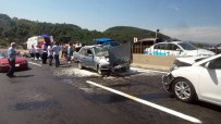 CIHANGIR - Bolu Dağı'nda Trafik Kazası Açıklaması 10 Yaralı