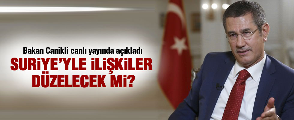 Canikli'den çok önemli Suriye açıklaması