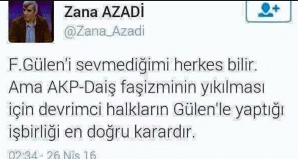 PKK'lı üst düzey yöneticiden FETÖ itirafı