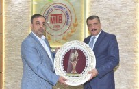 ABDULVAHAP ŞEREFHANLı - Başkan Gürkan, Ticaret Borsası Başkanı Özbey'i Ziyaret Etti