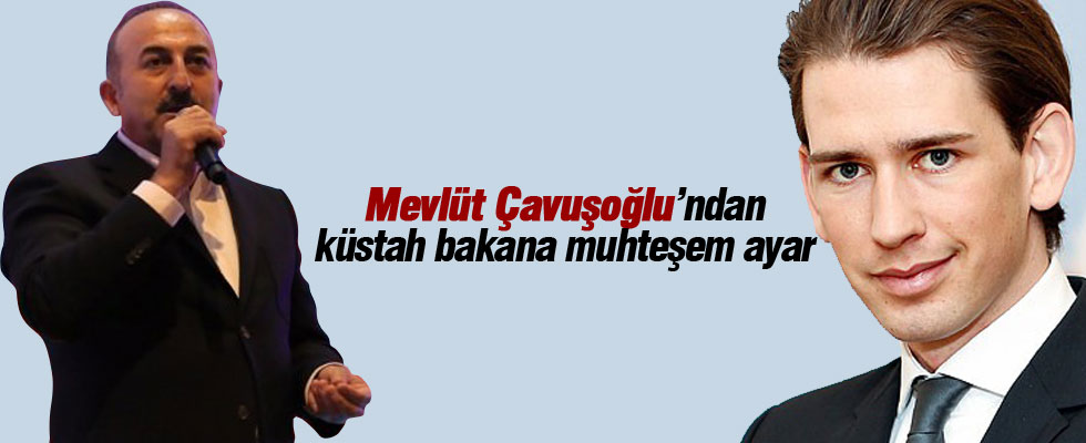 Çavuşoğlu'ndan Avusturyalı bakana muhteşem ayar