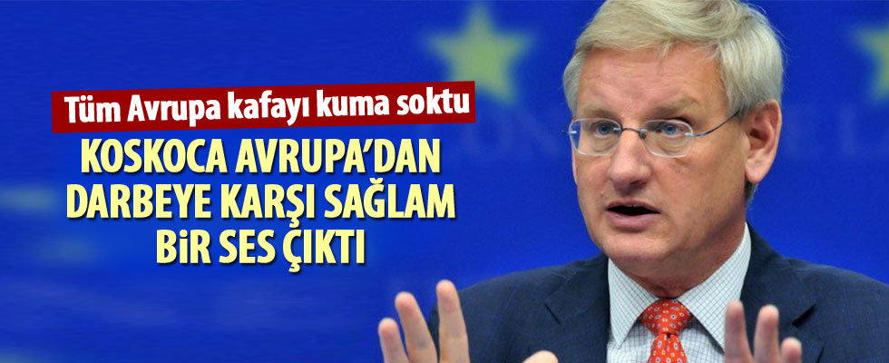 Eski İsveç Başbakanı Bildt: Avrupa, Erdoğan’ı savun