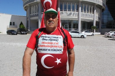 Milli İradeye Sahip Çıkmak İçin Ankara'ya Yürüyor