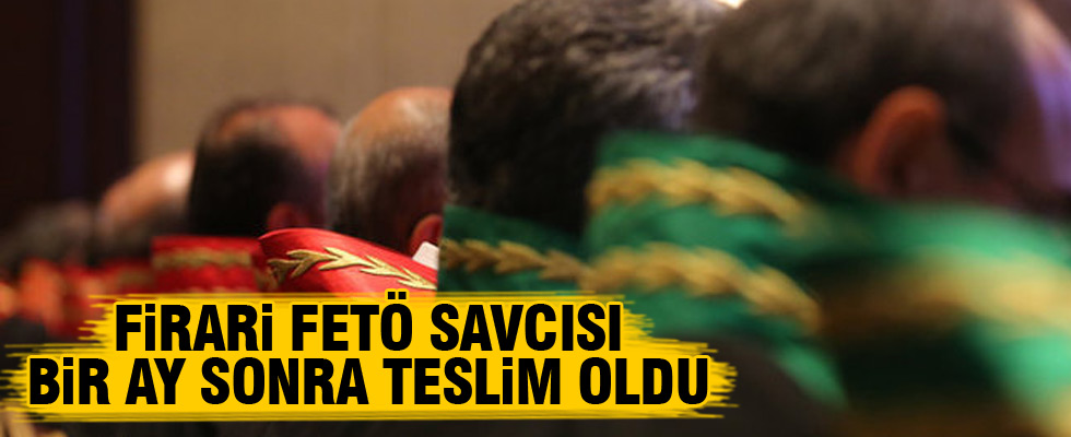 Firari savcı Hüseyin Kaplan teslim oldu