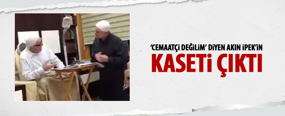 Gülen'in önünde diz çöken Akın İpek mi?