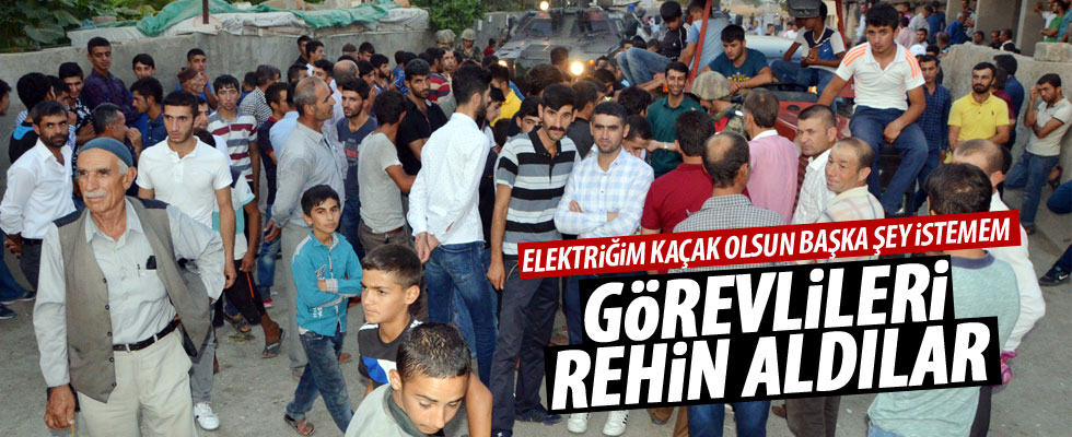 Zorköylüler'in rehin aldığı DEDAŞ ekiplerini jandarma kurtardı