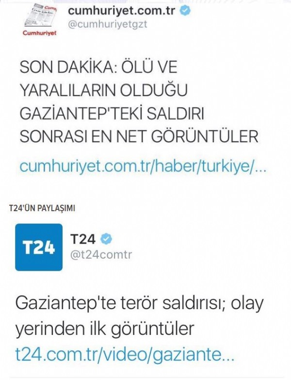 FETÖ tetikçisi gazete ve sitelere dikkat