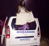 Boşanmayı Böyle Kutladı