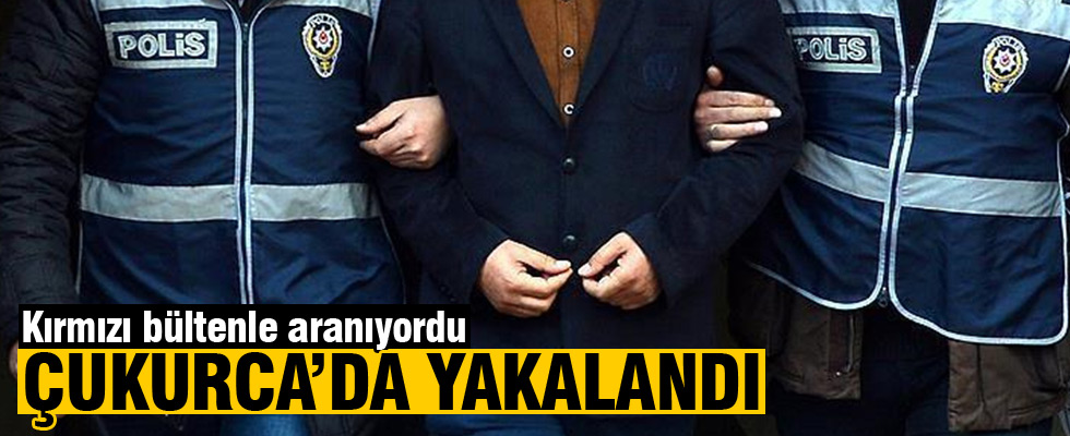 Kırmızı bültenle aranan kişi yakalandı