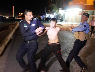 Canlı bomba son anda yakalandı