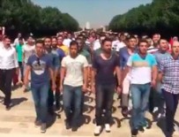 ASKERİ ÖĞRENCİ - Askeri okul öğrencileri Anıtkabir'e yürüdü