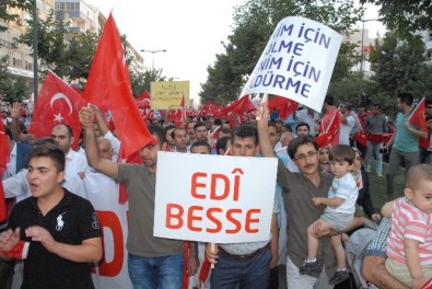 Batman'da 'teröre lanet kardeşliğe davet' yürüyüşü