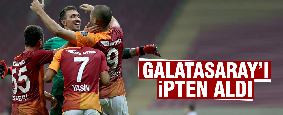 Galatasaray son dakikada güldü