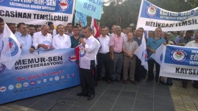 Memur-Sen Kayseri İl Temsilciliği Güneydoğu'daki Huzur Nöbetlerine Destek Verdi